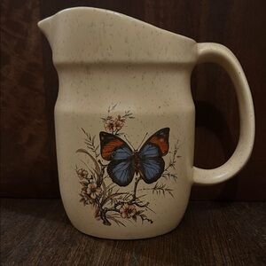 Butterfly Design Cream Pitcher